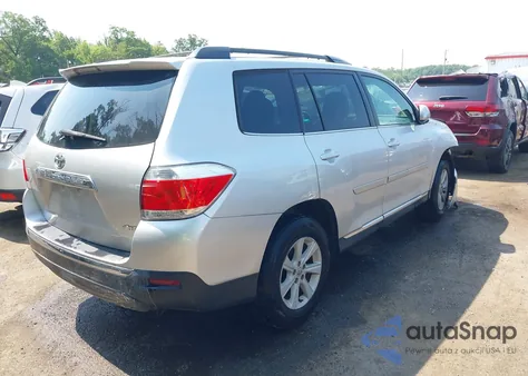 2013 Toyota Highlander Plus/Se из США, поврежденный, VIN 5TDBK3EH7DS245366